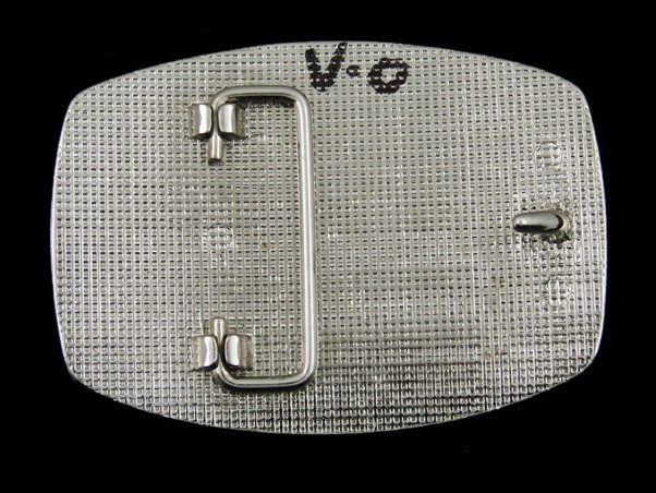 SF07109 REALLY COOL **PINK CRYSTALS** ART FASHION SILVERTONE BELT BUCKLE