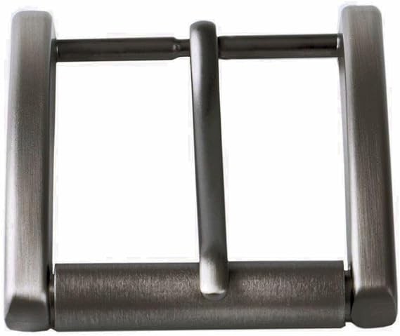 DJCAIZYY 1.5&Prime; (38-40mm) Men Replacement Single Prong Belt Buckle Roller-Gray