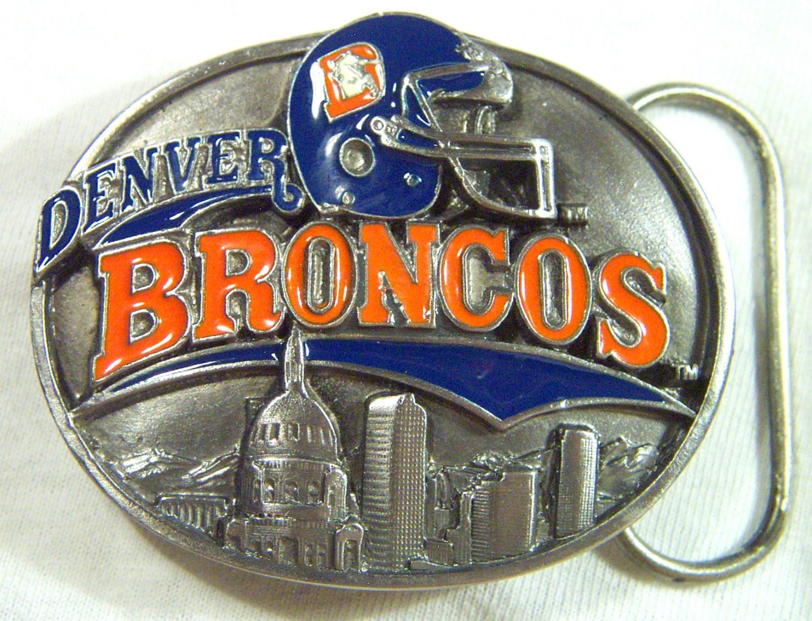 New Rare 1991 Denver BRONCOS NFL Belt Buckle – Limited Edition #2451 of 10,000