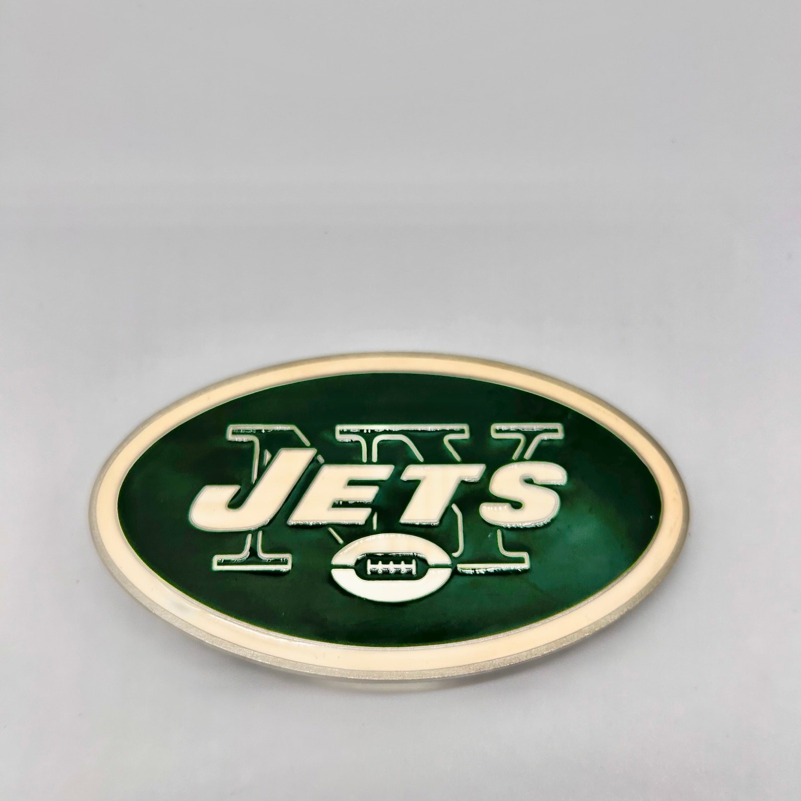 NY Jets Belt Buckle New York NFL Football Season Men&rsquo;s Game Day Accessories