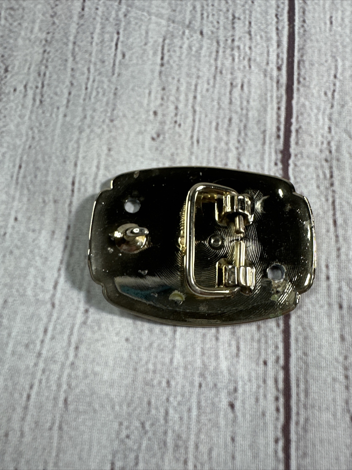 Vintage Blue And Gold Belt Buckles for men