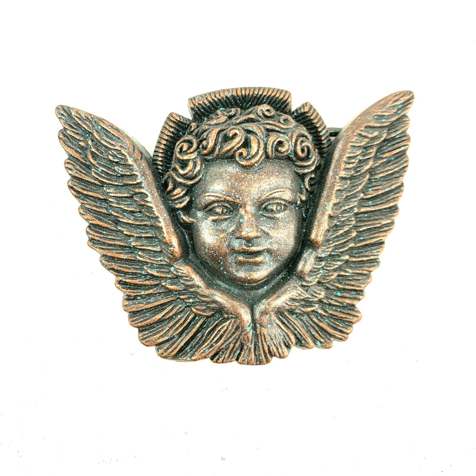 Washed Up Hollywood Angel Metal Belt Buckle Grunge Skull Punk Biker