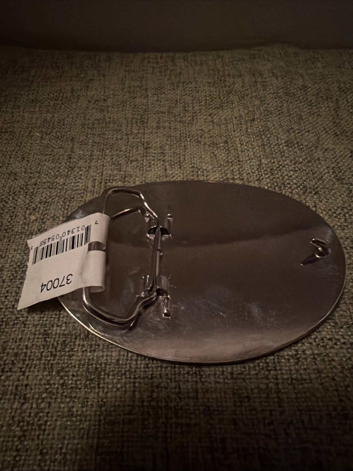 Men Silver Metal Belt Buckle Western Cowboy Texas State Lone Star Oval Jean Pant
