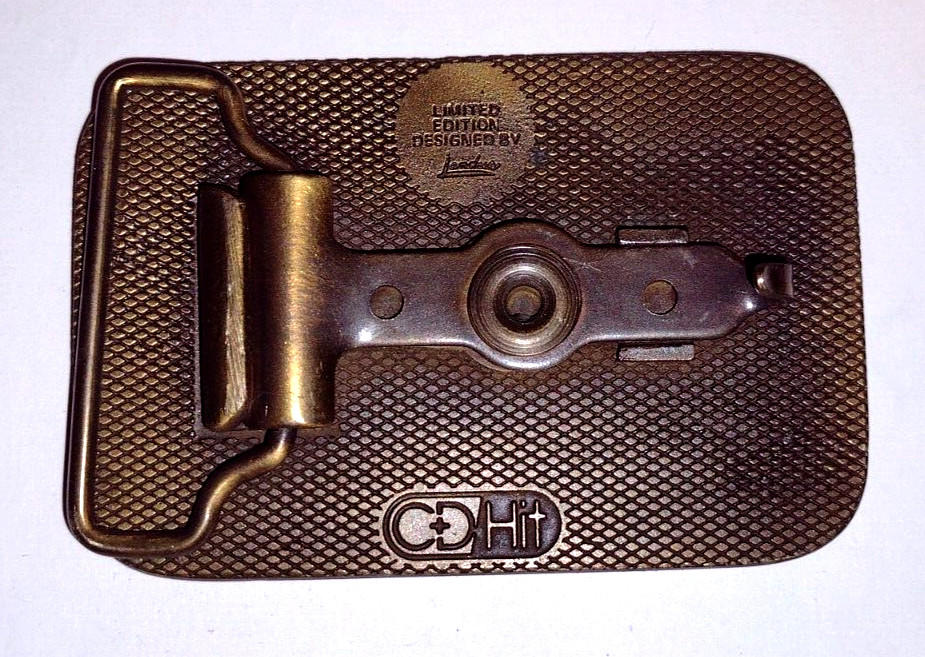 Lindsay Brothers Co Plumbing & Agriculture Supplies 1985 Brass Belt Buckle Vtg
