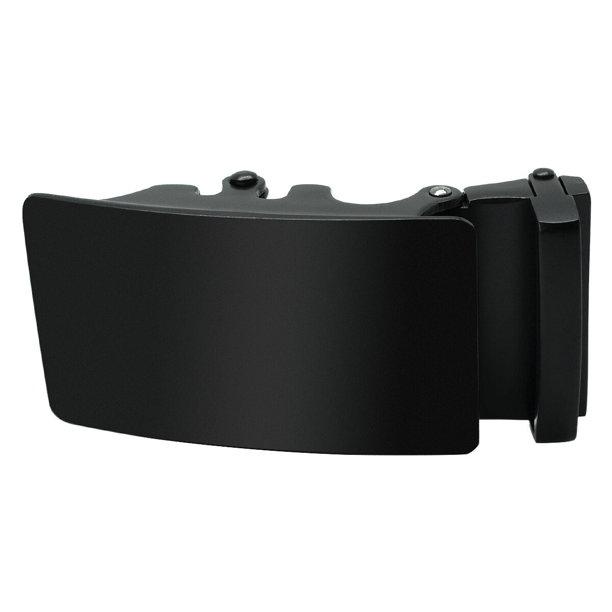 Fashion Men Classic Black Metal Automatic Buckle Ratchet Belt Buckle 3.5cm Width