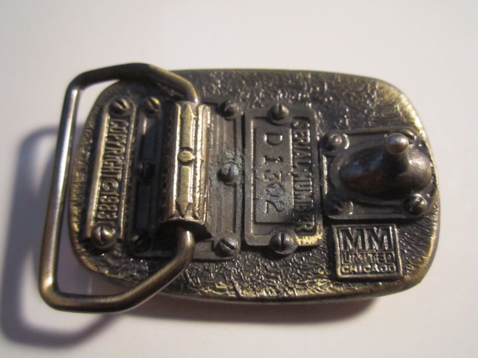 1983 LIMITED MM BELT BUCKLE HORSE THEME – HEAVY- GW-13