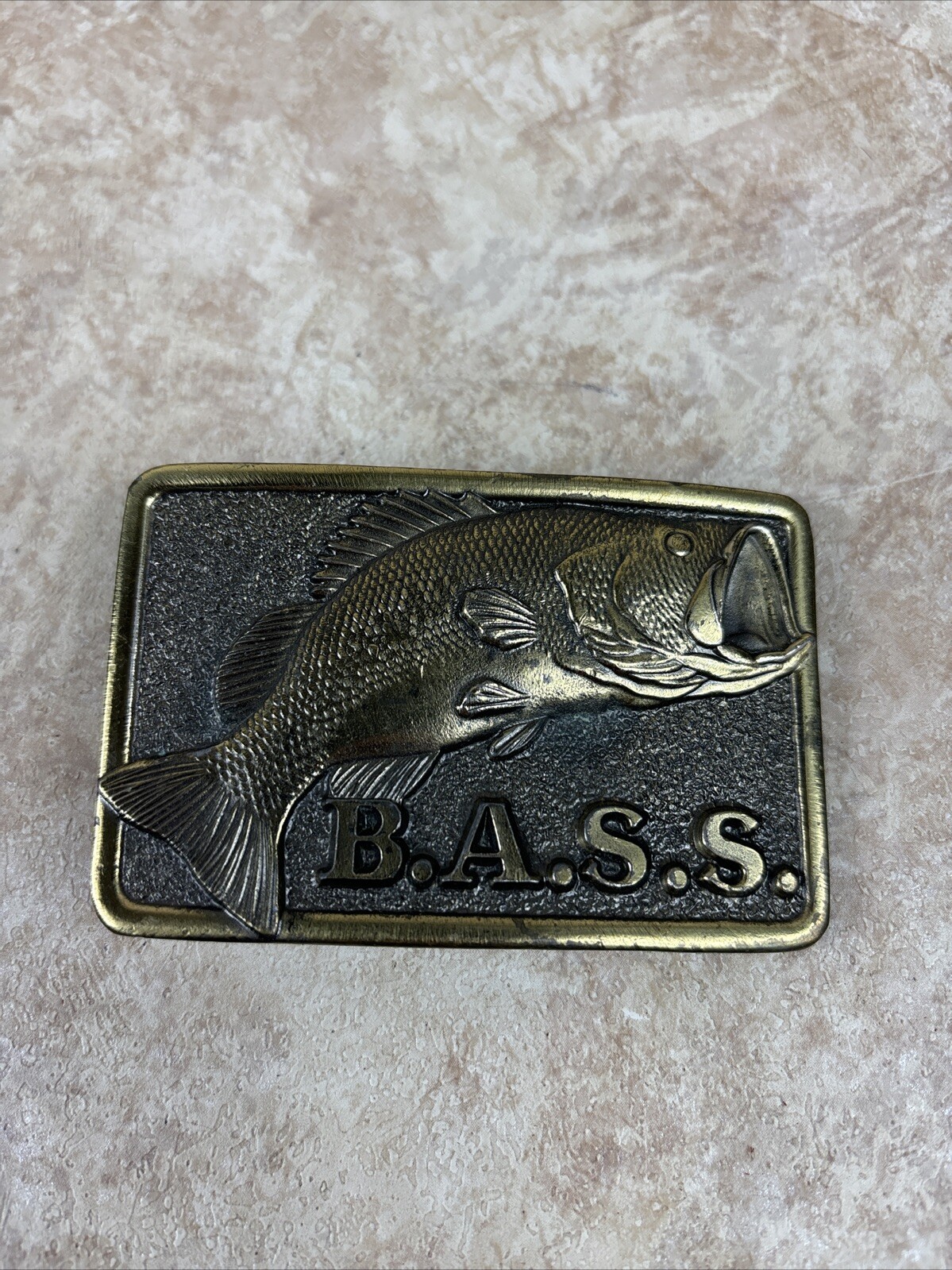 The Great American Buckle CO Bass Anglers Sportsman Society B.A.S.S. Vintage
