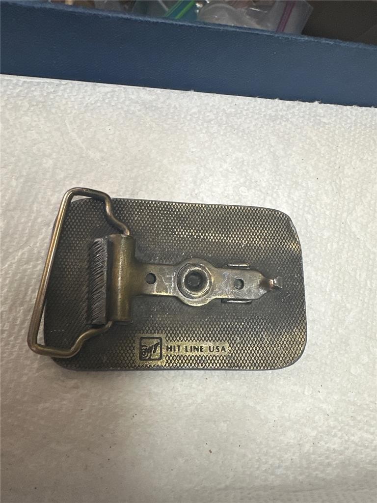 Vintage Jeffrey Dresser Belt Buckle By Hit Line USA AS IS