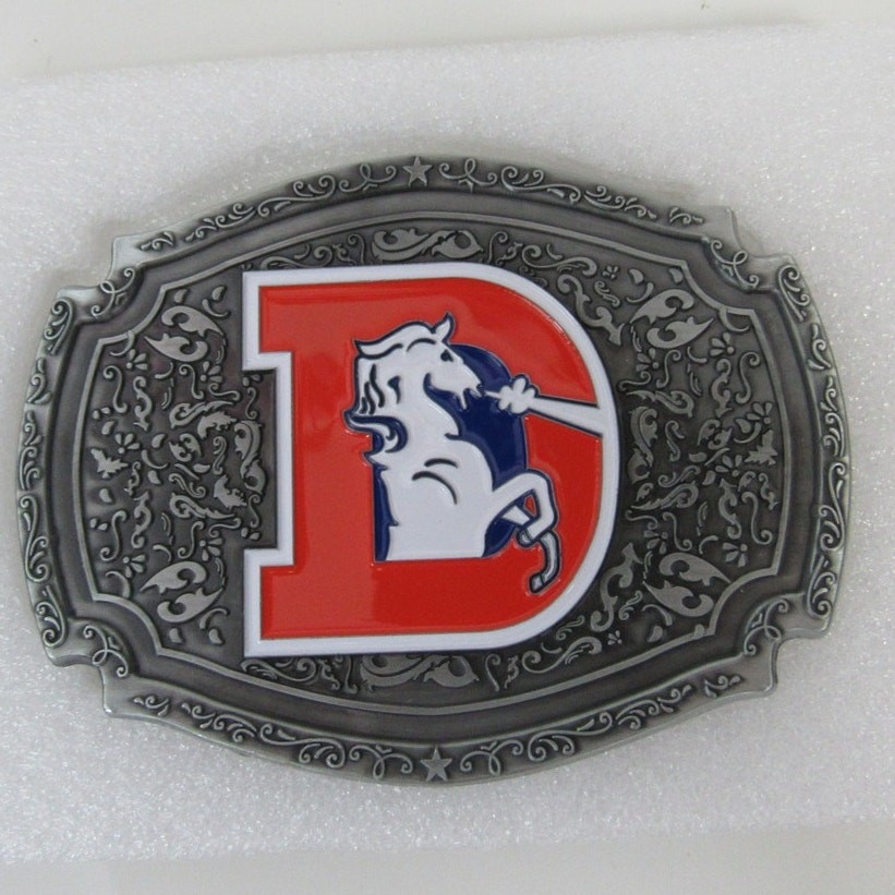 NEW Retro Vintage 2024 Denver Broncos Belt Buckle NIB NFL Throwback