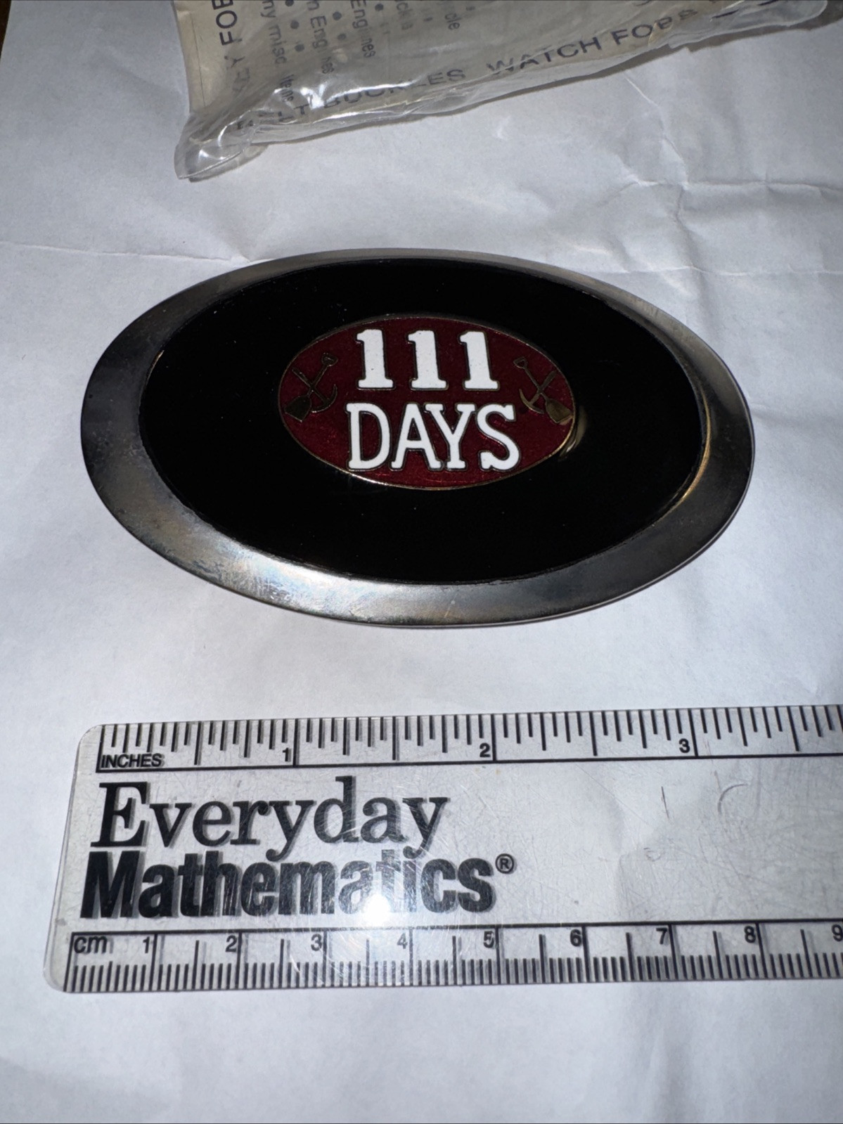 Vintage 111days Coal Miner Strike Memorial Silver Belt Buckle Rare Freeship