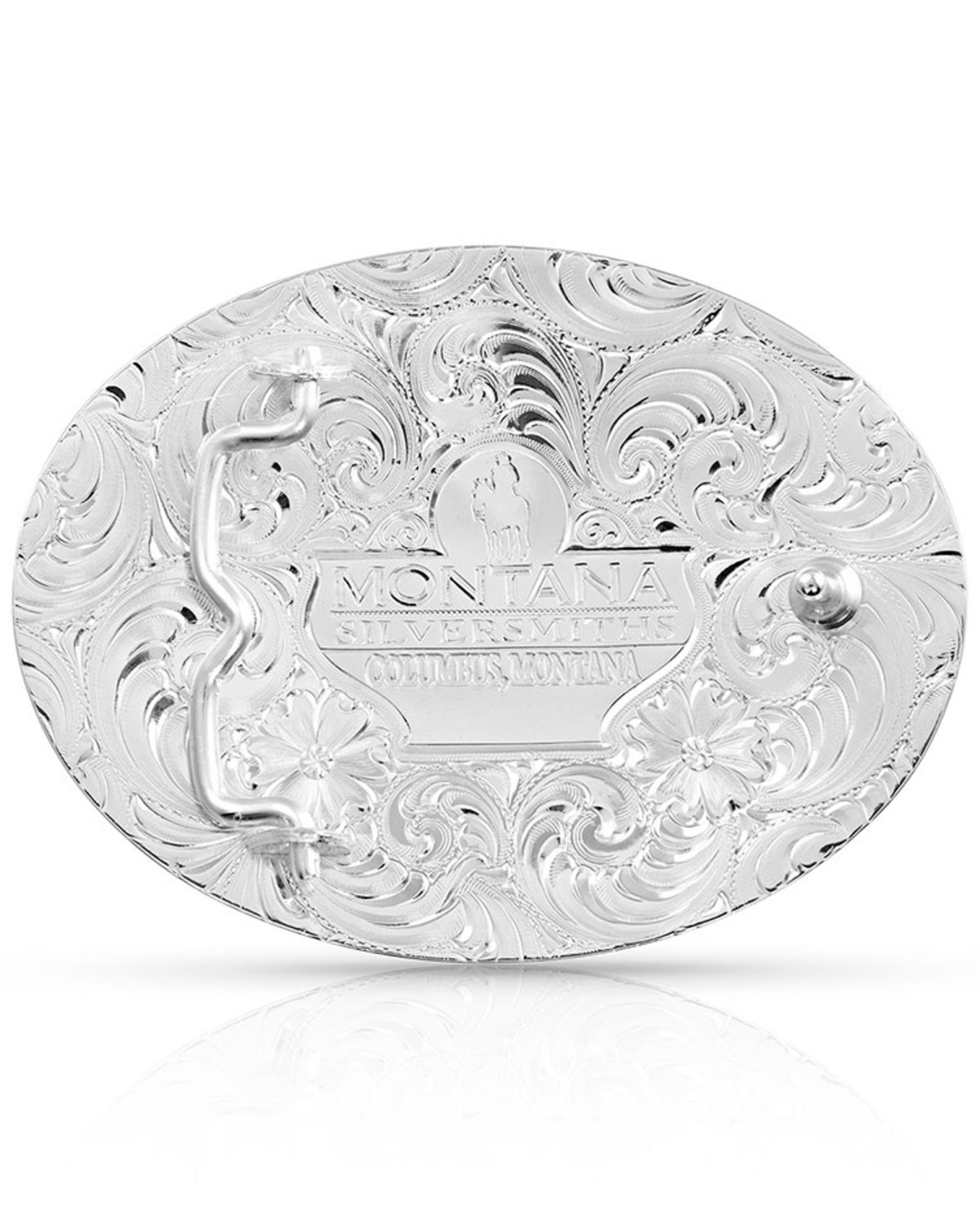 Montana Silversmiths Men&rsquo;s Men'S Tri-Color Pinched Buckle With Christian –