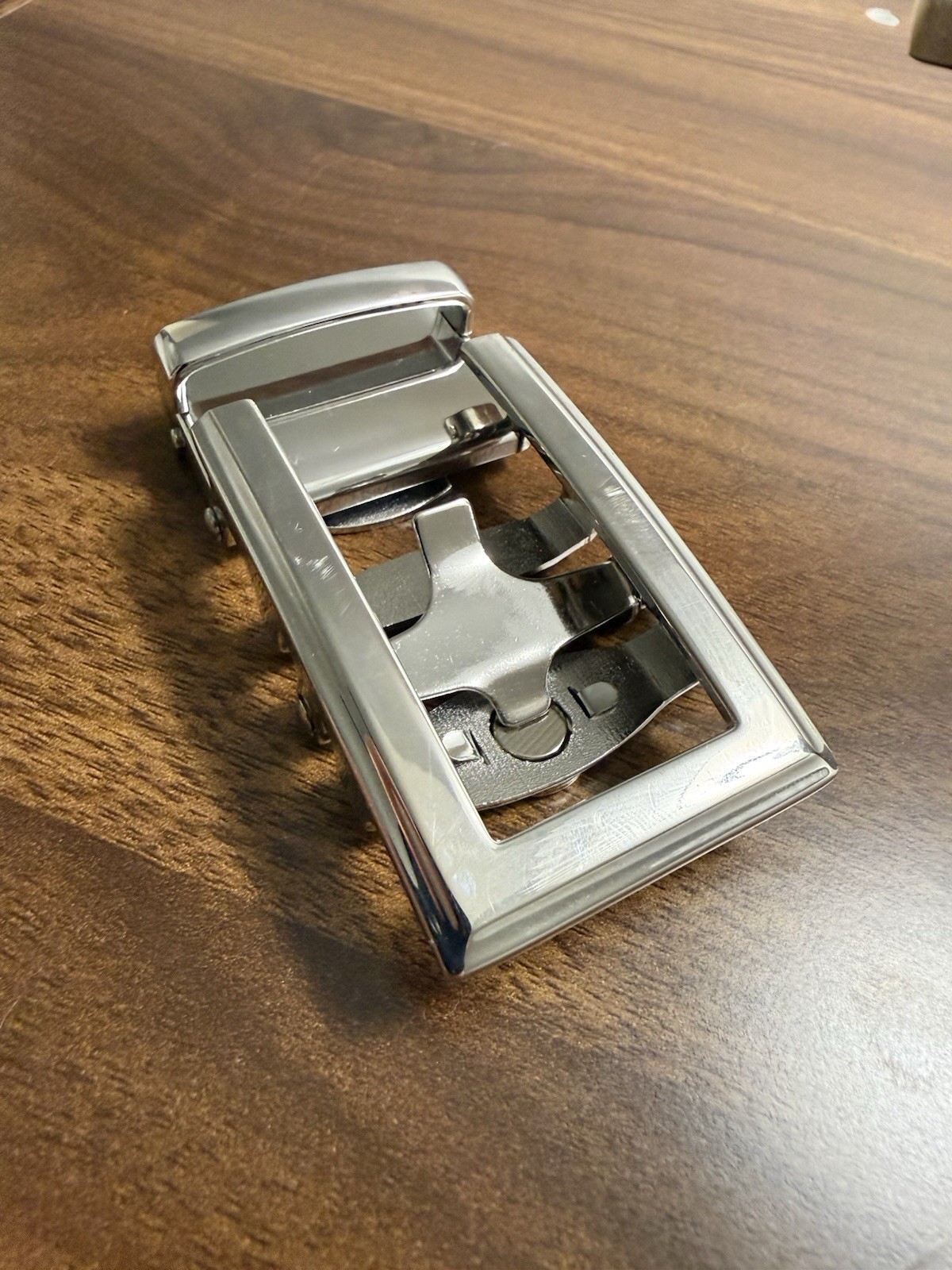 Anson Adjustable Belt Buckle 1.5” Traditional Silver – Nickel Free