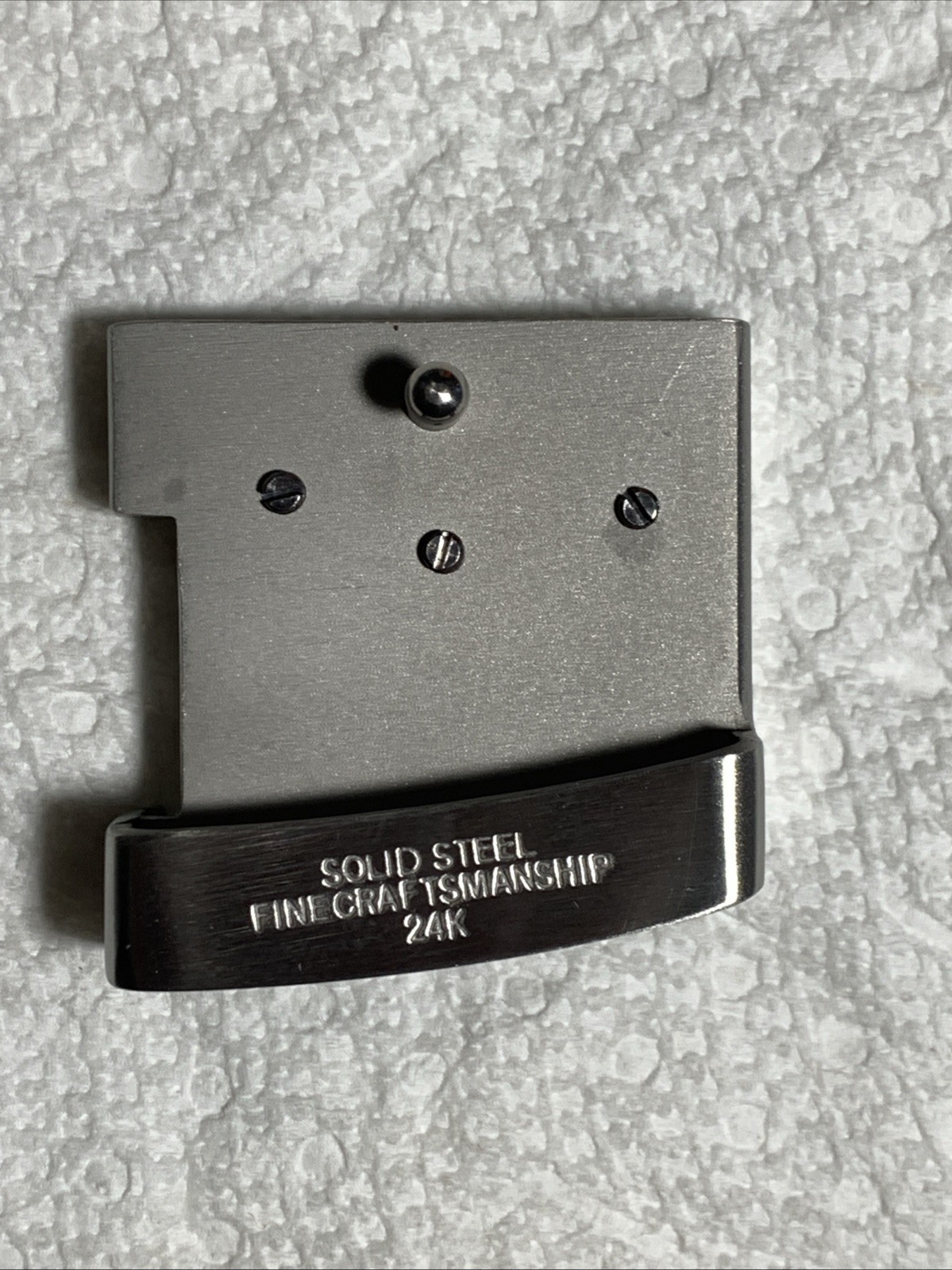 LOUIS VUITTON Silver tone Buckle