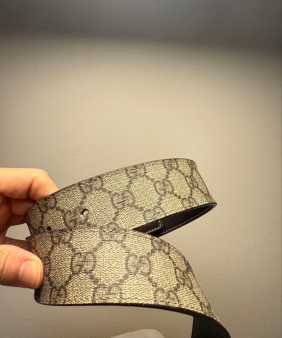 GUCCI Pre-Owned Men&rsquo;S Interlocking Buckle Belt