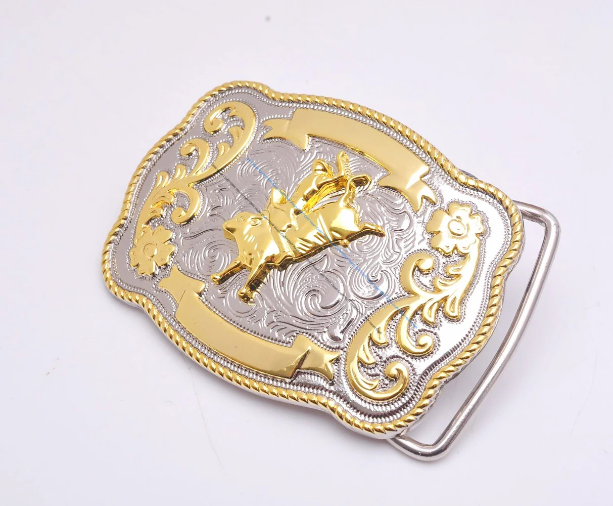 69*50MM Inner 40MM ROCK BULL RIDE RODEO RODEO COWBOY TEXAS WESTERN SHINE BELT BU