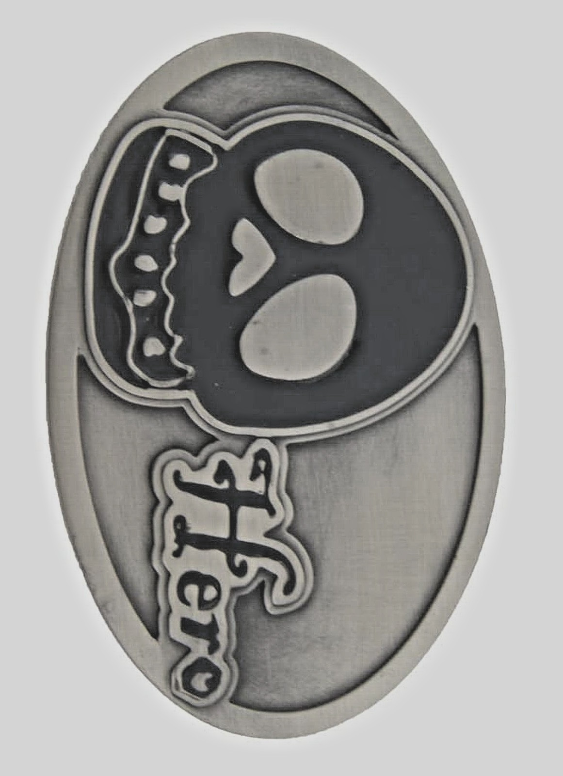 Skull Belt Buckles Gray Metal Vintage Antiqued Halloween Party Costume Skeleton
