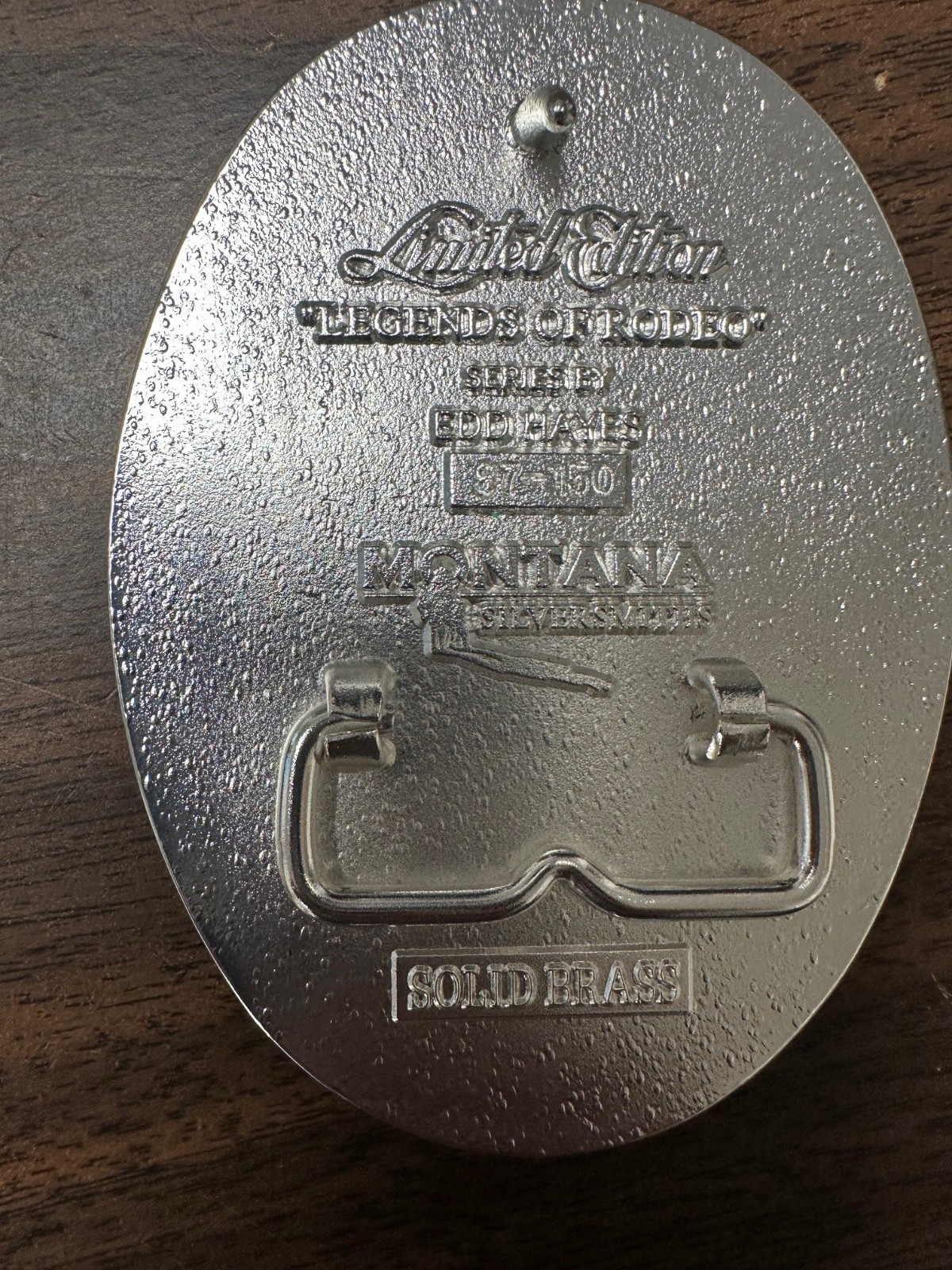 Pro Rodeo Hall of Fame Belt Buckle Montana Silversmiths Rare 2012 Brass Silver