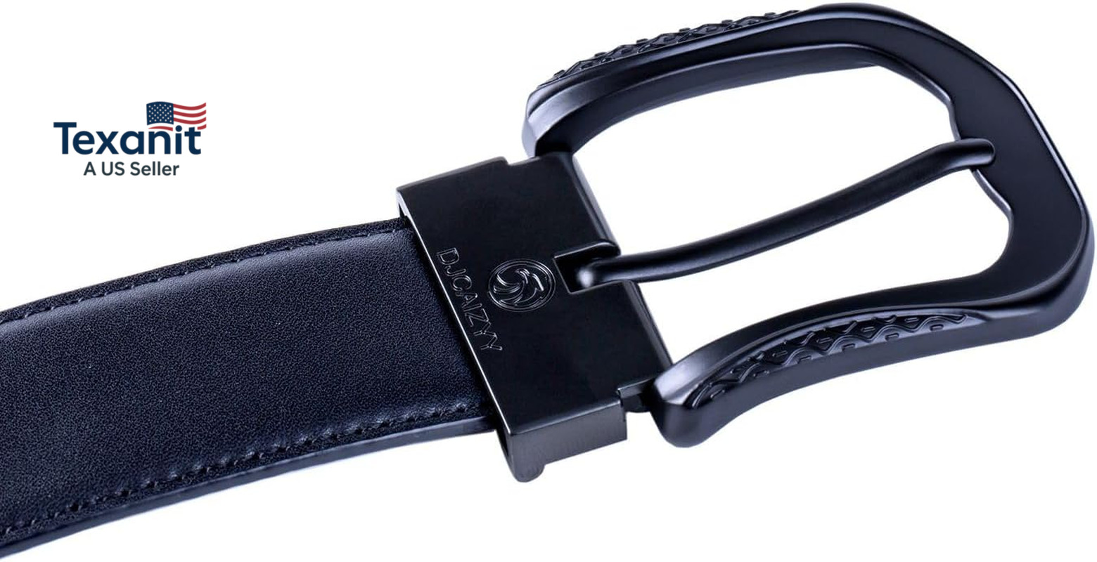 Belt Buckle Replacement Belt Buckle Removable Heavy Duty Classic Black 1.5&Prime; (38M