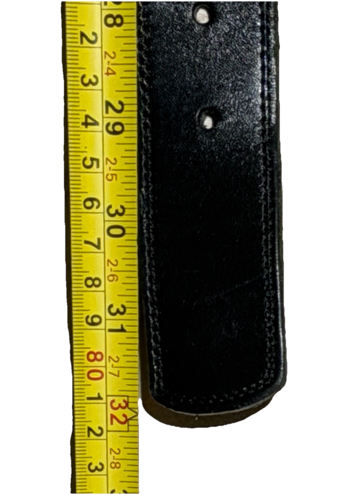Brighton Black Leather Belt Silver Accents Small 48003