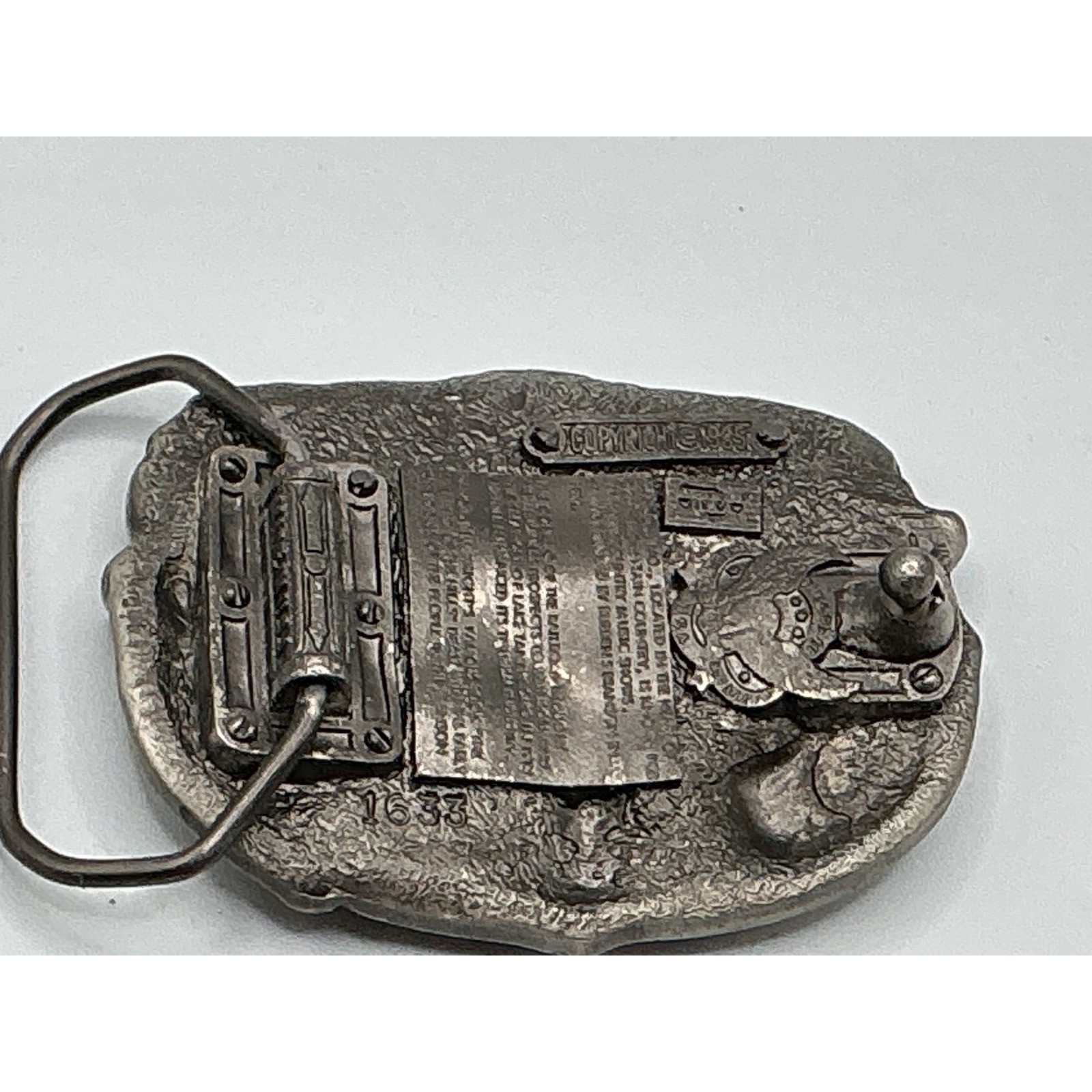 Vintage 1985 Branson MO Music USA Belt Buckle Great American Buckle Co 1633