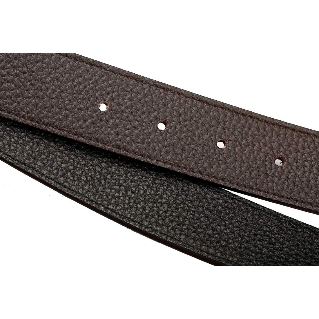 Vatee&rsquo;s Men’s EU85 (L 100cm/39in. W 3.4cm/1.34in), 001: Black / Coffee