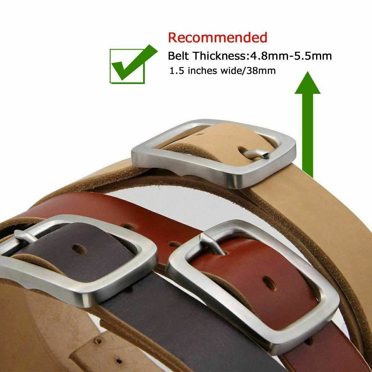1.5 in Stainless Steel Belt Buckles Men&rsquo;s/Women&rsquo;s pin Belt Buckle – 2 style kit