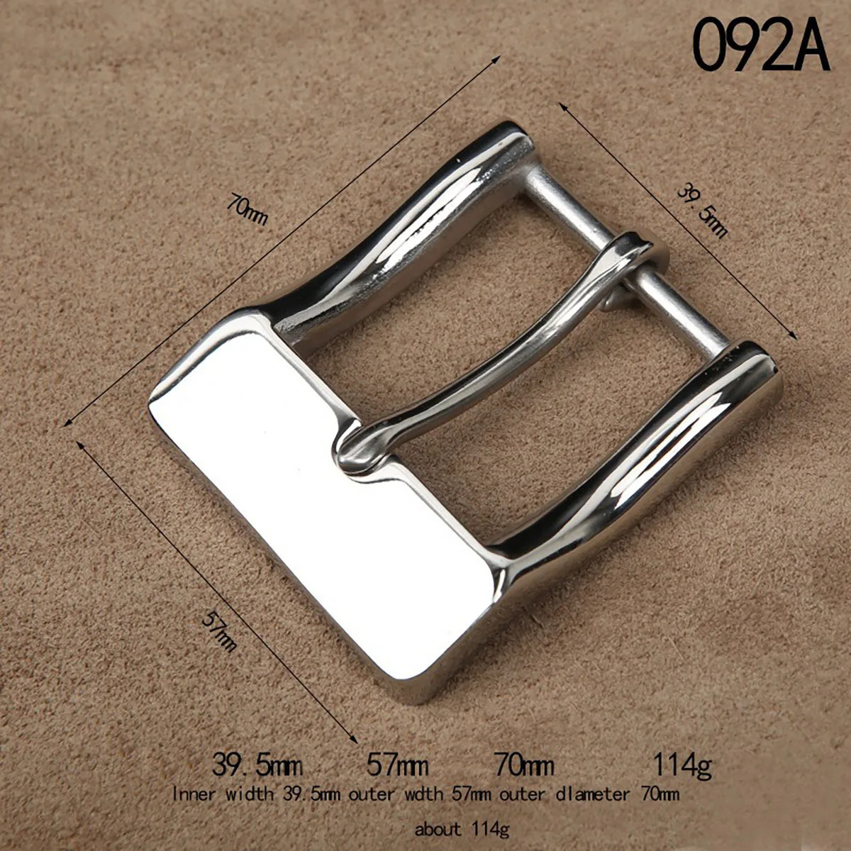 Retro Style Solid Stainless Steel/Brass Belt Buckle for Making Belt Accessories
