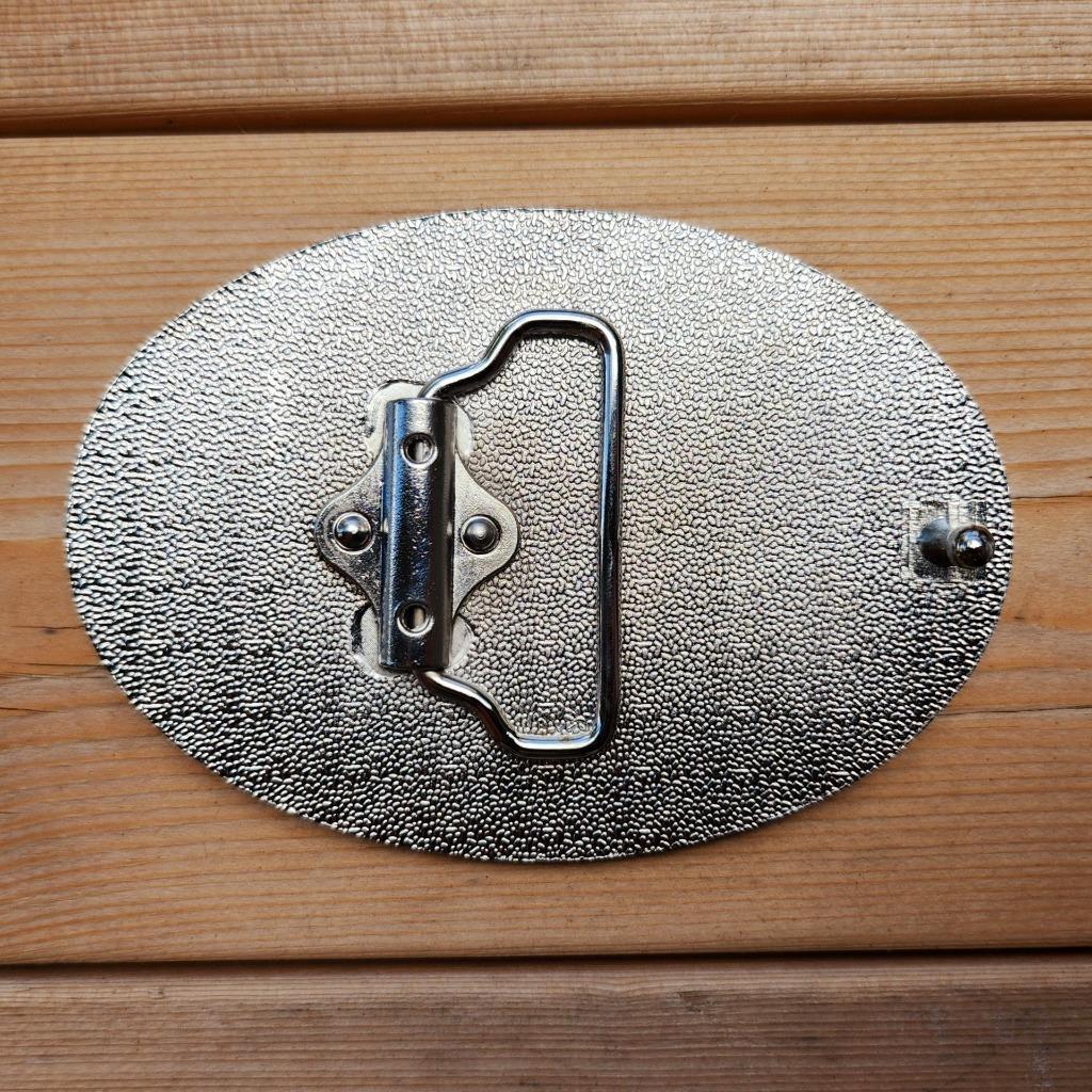 WESTERN STAR STATE OF TEXAS SILVER RODEO COWBOY COWGIRL BELT BUCKLE