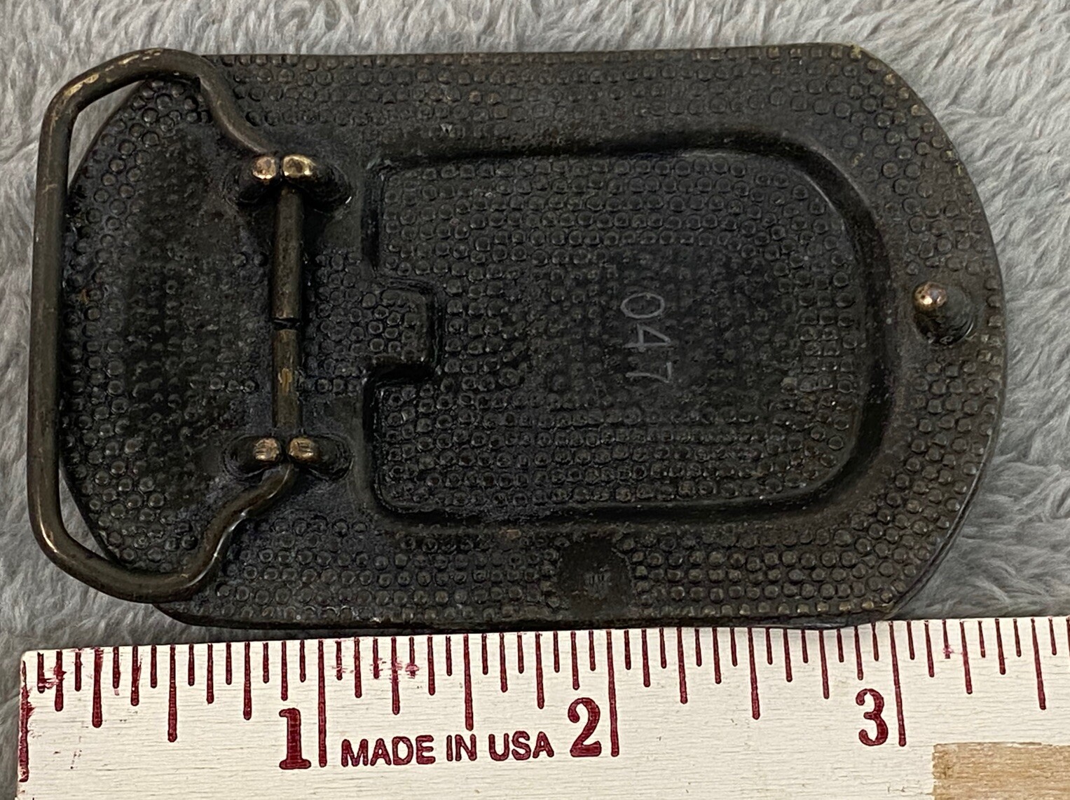 Vintage Reflex Herbicide Belt Buckle 3-1/2 inch x 2 inch for 1-3/4 inch Belt