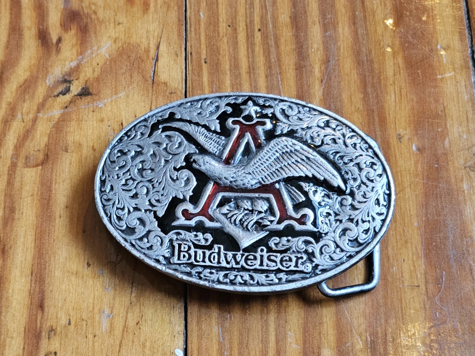 Vintage budweiser Limited Edition Silver Black Red New Old Stock