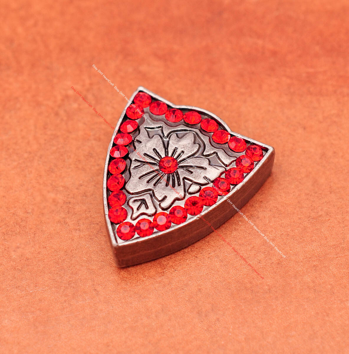 Red Crystal Rhinestone Western Cowboy Rodeo Belt Buckle Set Fit 30MM Strap