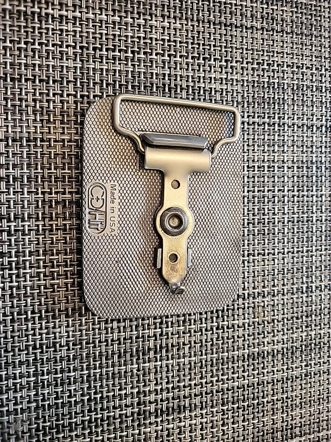 USS Gary Works Continuous Pickle United States Steel Belt Buckle Vintage