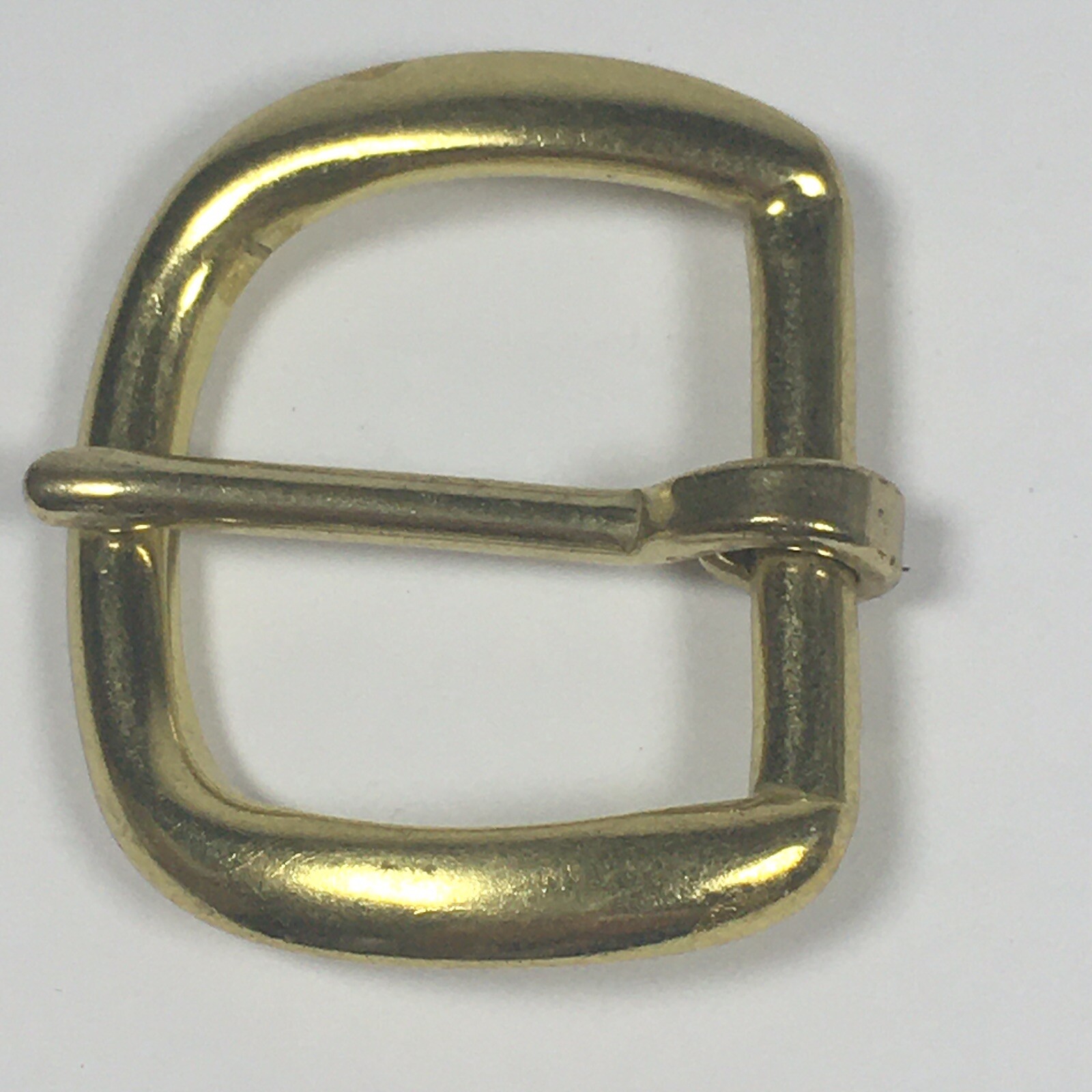 Vintage Replacement Belt Buckle Fits 1.2&Prime; Simple Basic Gold Toned Made in USA 1A