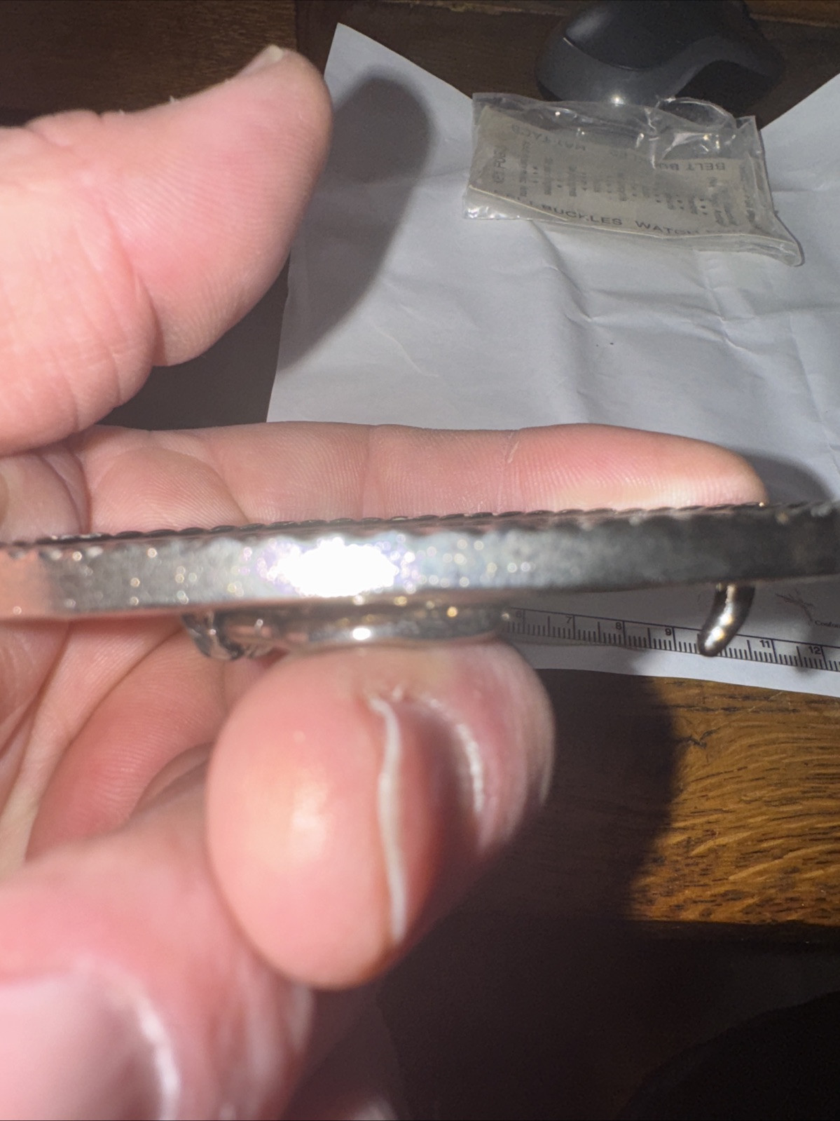 Vintage Cubs Baseball Silver Belt Buckle Rare Free Shipping
