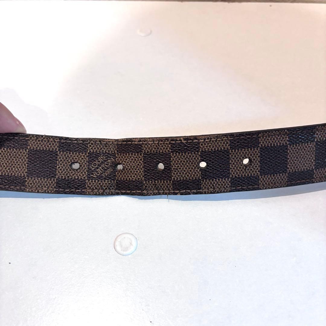 Louis Vuitton Pre-Owned Suntulle Riveted Belt Damier