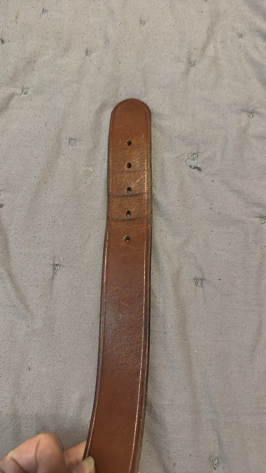 Cabela&rsquo;s Leather Buckle in Brown and Gold