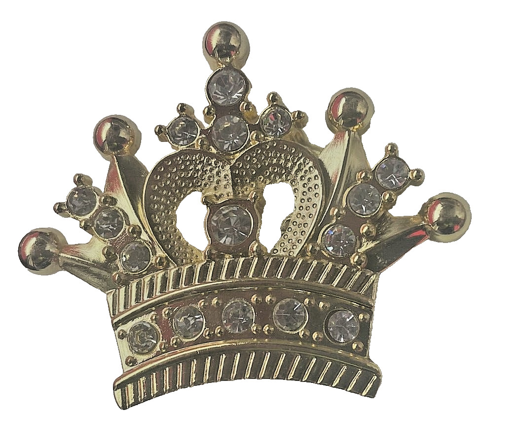 Papa Crown Belt Buckle New Men Women Fashion Bling Style Gold Rare Western Rodeo