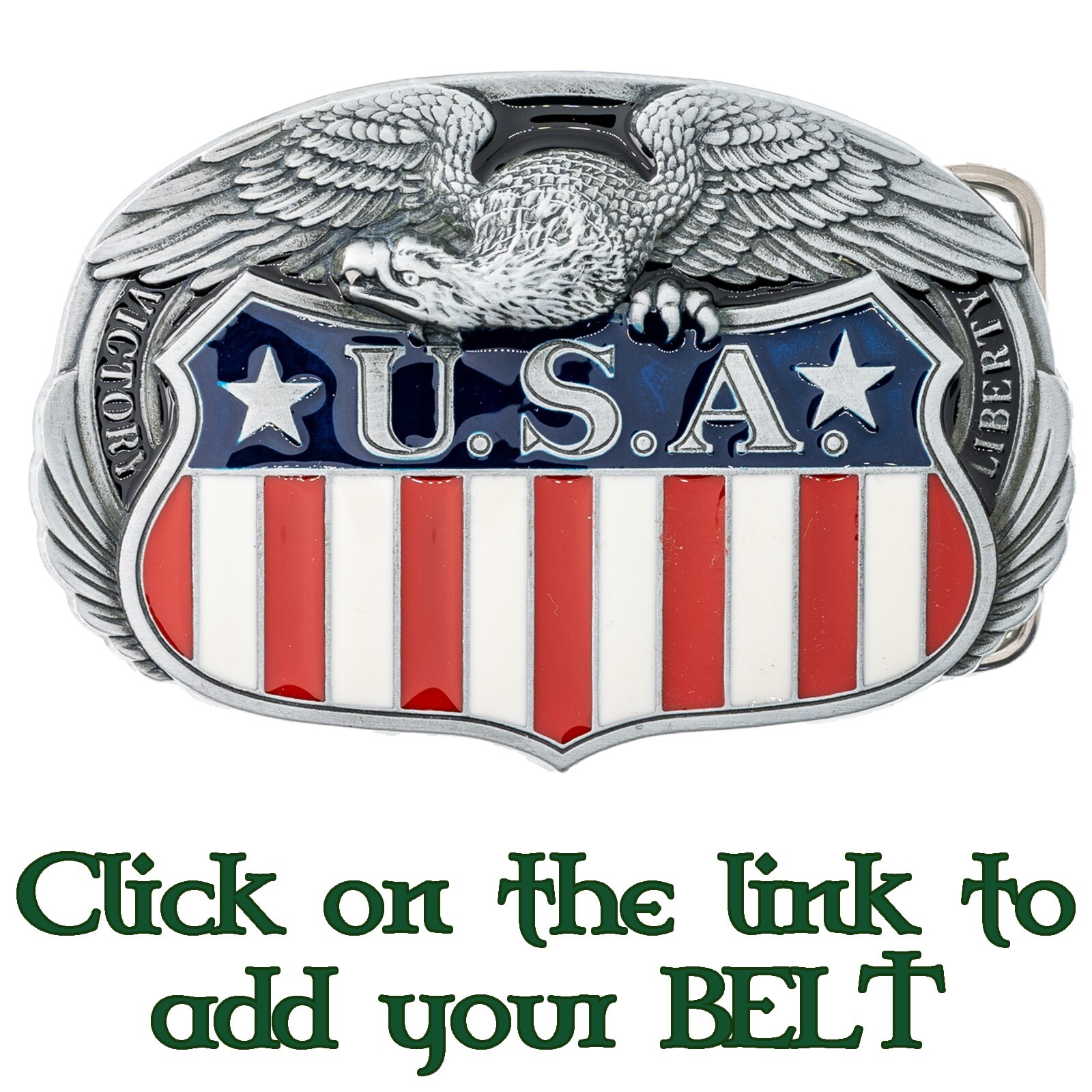 USA Eagle Belt Buckle Biker American Golden Cowboy Stars Stripes Rodeo