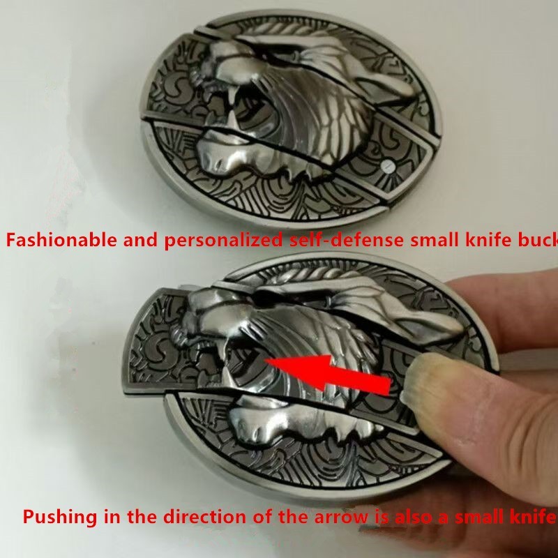 Fashionable smooth buckle men&rsquo;s belt buckle head with needle buckle trend
