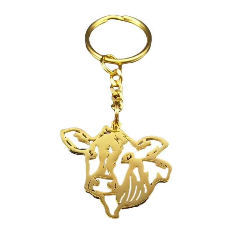Elegant Hollow Head Keychain Stylish Accessory Suitable For Key Decoration