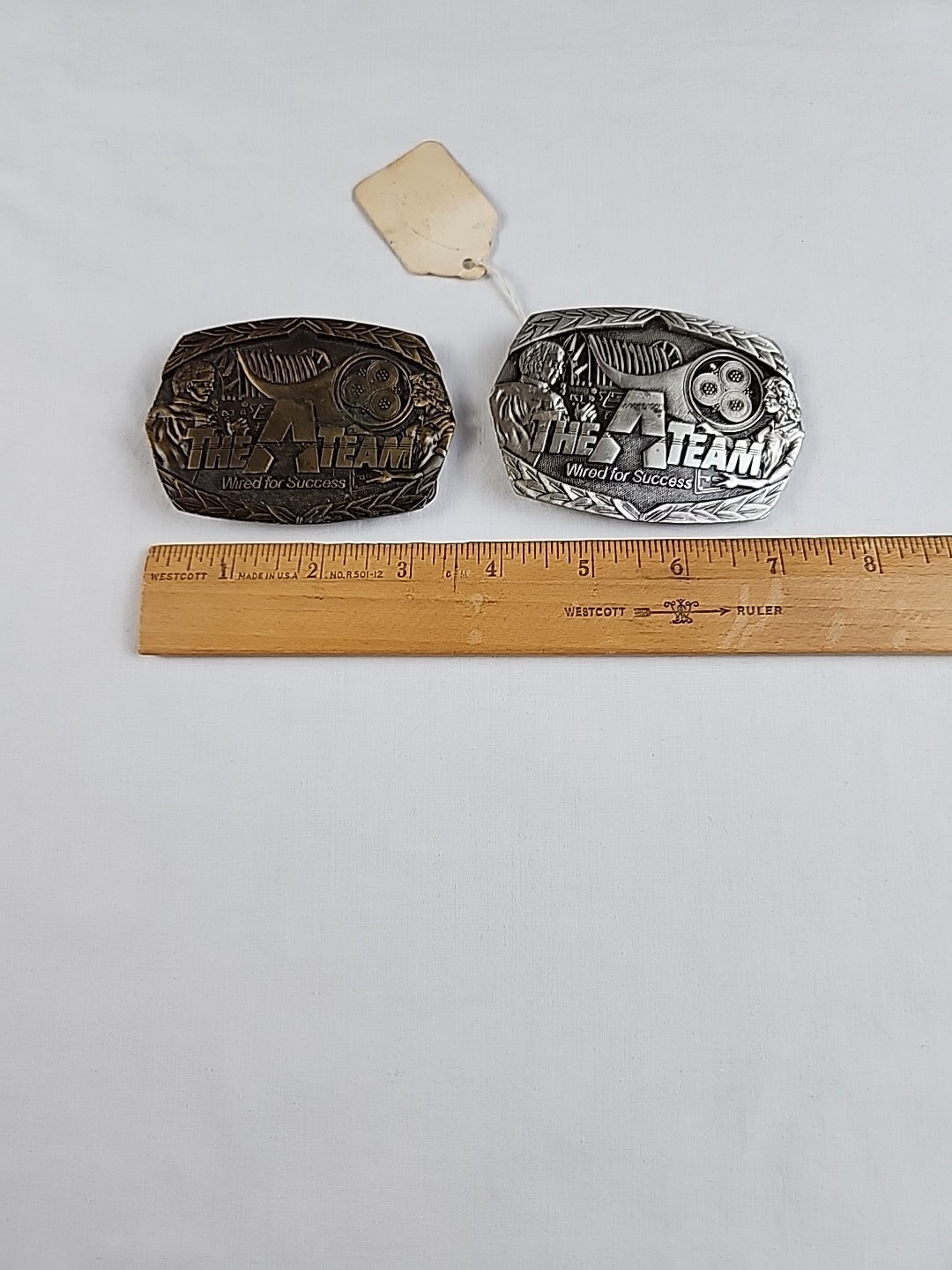 VTG Anaconda Employee Award The A Team Lot 2 Gold Silver Belt Buckle Telecom
