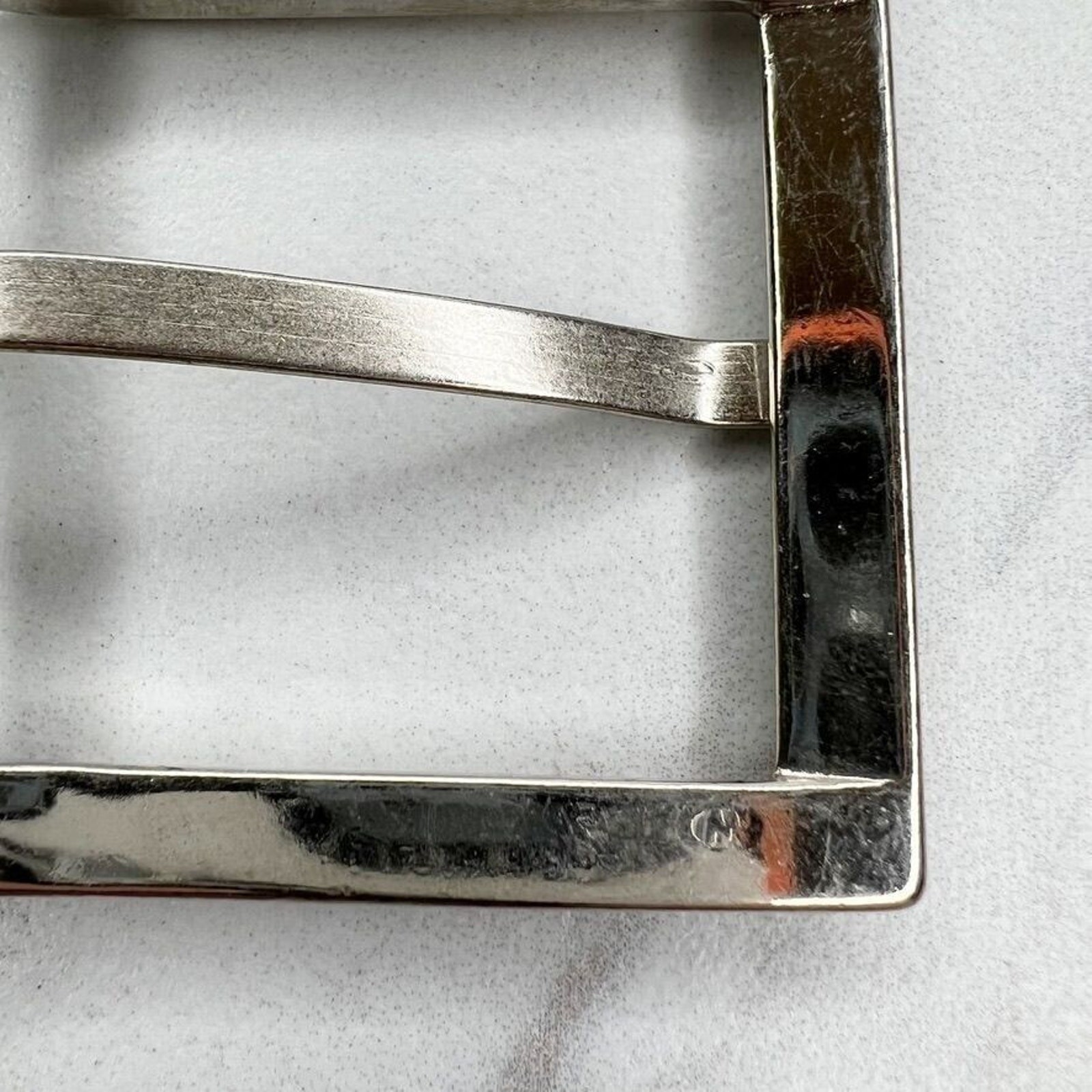 Silver Tone Simple Basic Belt Buckle