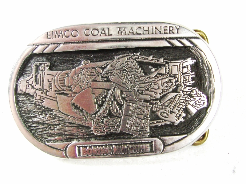 1994 Elmco Coal Machinery Boriing Machine Belt Buckle By Prazen 4116