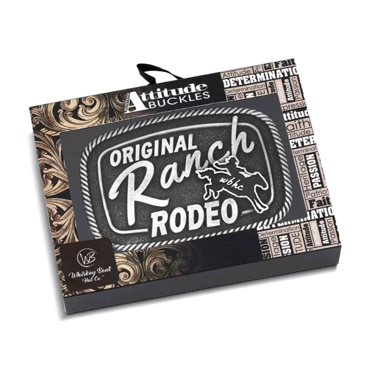 Montana Silversmiths The Original Whiskey Bent Ranch Rodeo Belt Buckle NEW NIB