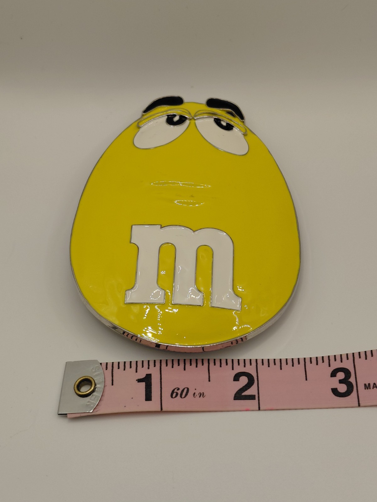 Mars Yellow M & M&rsquo;s Belt Buckle-2011