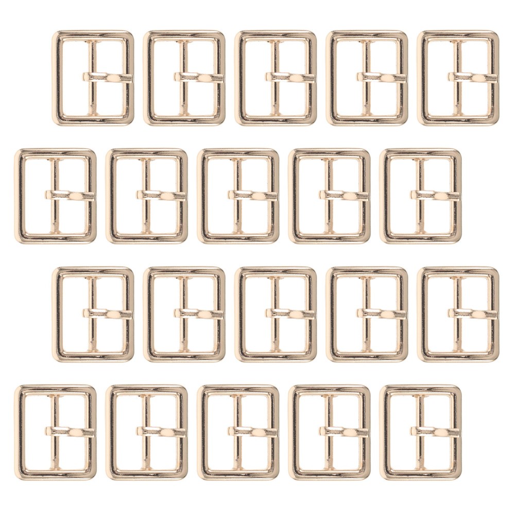 20 Pcs Prong Belt Buckle Metal Buckles for Purse Making DIY Accessories