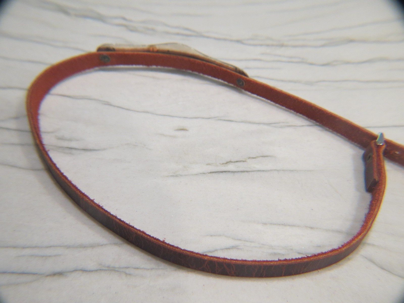 Sterling Silver Southwestern Hand Tooled Concho Hat Band #5
