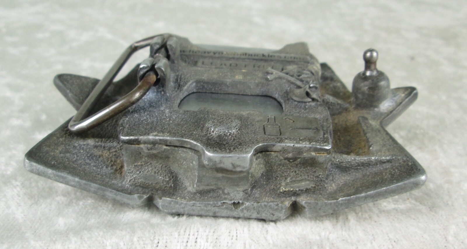 Skull Stars Belt Buckle Lighter Holder Bottle Opener Heavymetalbuckles