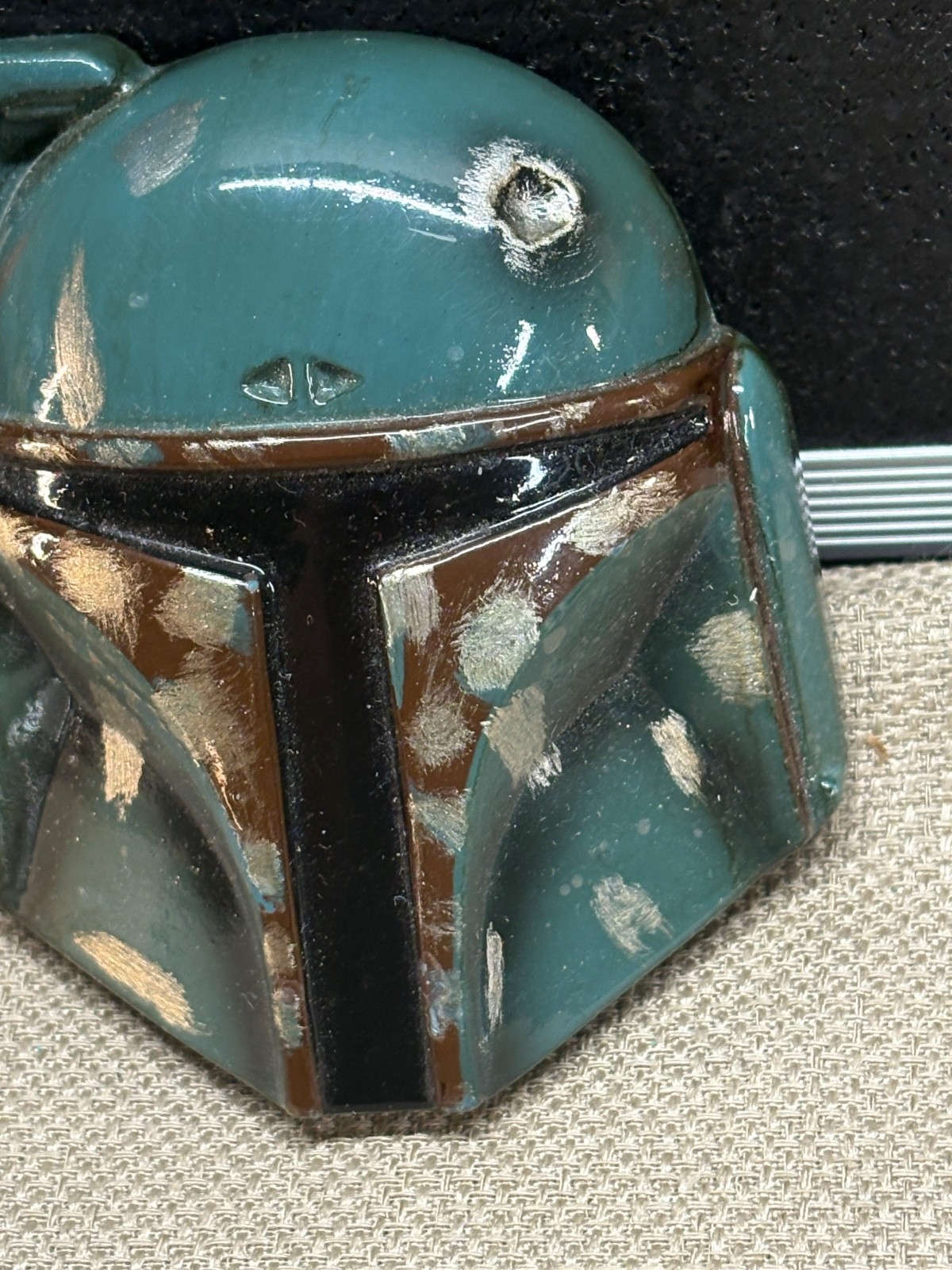 Star Wars Belt Buckle Licensed BOBA FETT Green Worn look 3&Prime; in size