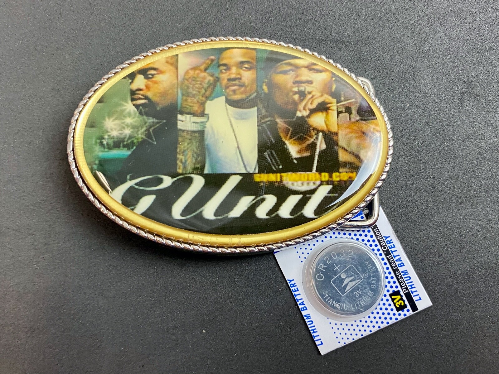 G-Unit Rapper Music Belt Buckle Attention Grabbing Led Lights! W/ Fresh Battery